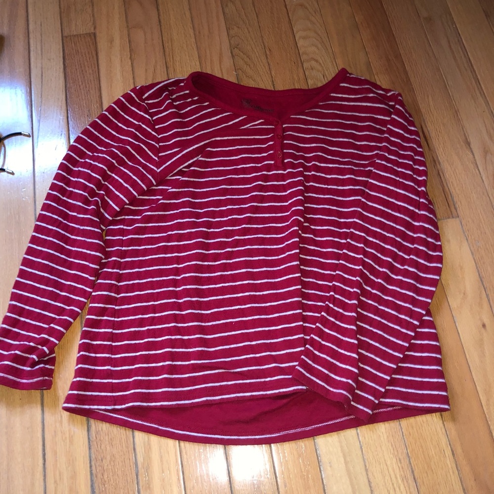 Red striped shirt
